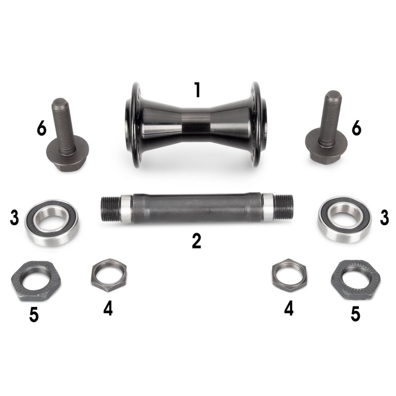 RAMPAGE FA FRONT HUB SMALL PARTS