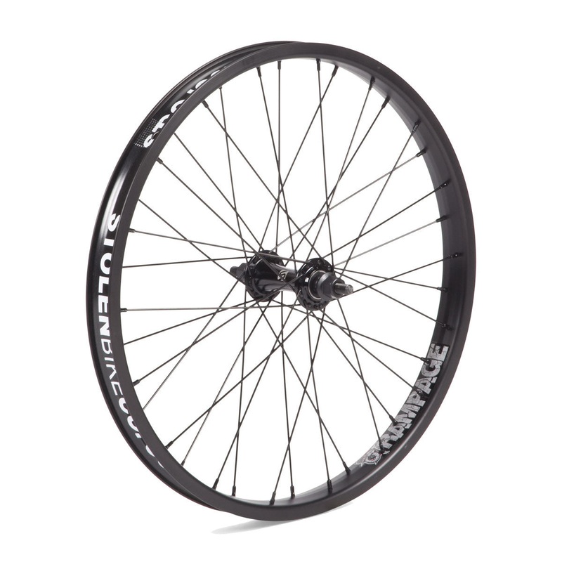 20 RAMPAGE FRONT WHEELS|Front|Black|Polished