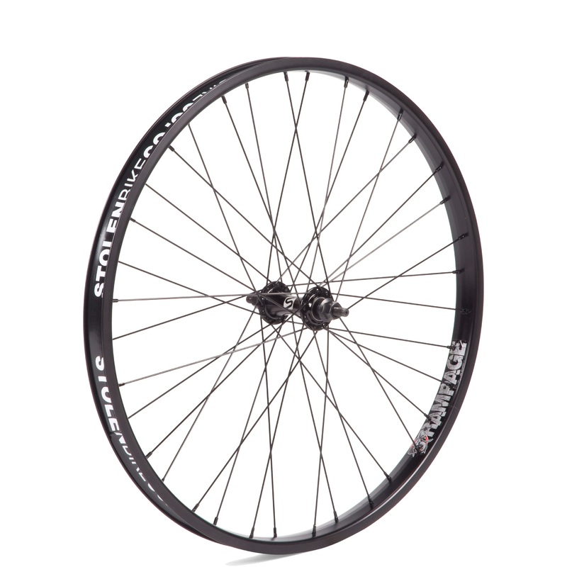 24 RAMPAGE WHEELS|Black|24″|Front|Cassette RHD