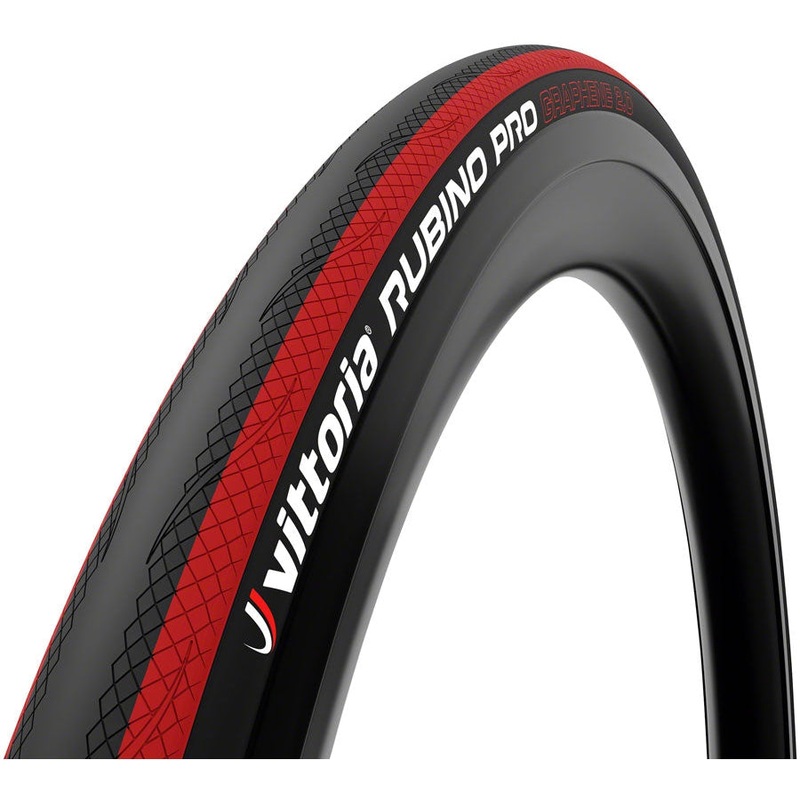 Rubino Pro Tire – 700 x 25 Clincher Folding Black/Red G2.0