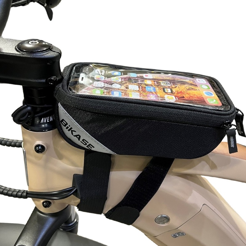 EBike Phone Holder  Beetle Phone Bag for Large Diameter Bike Frames