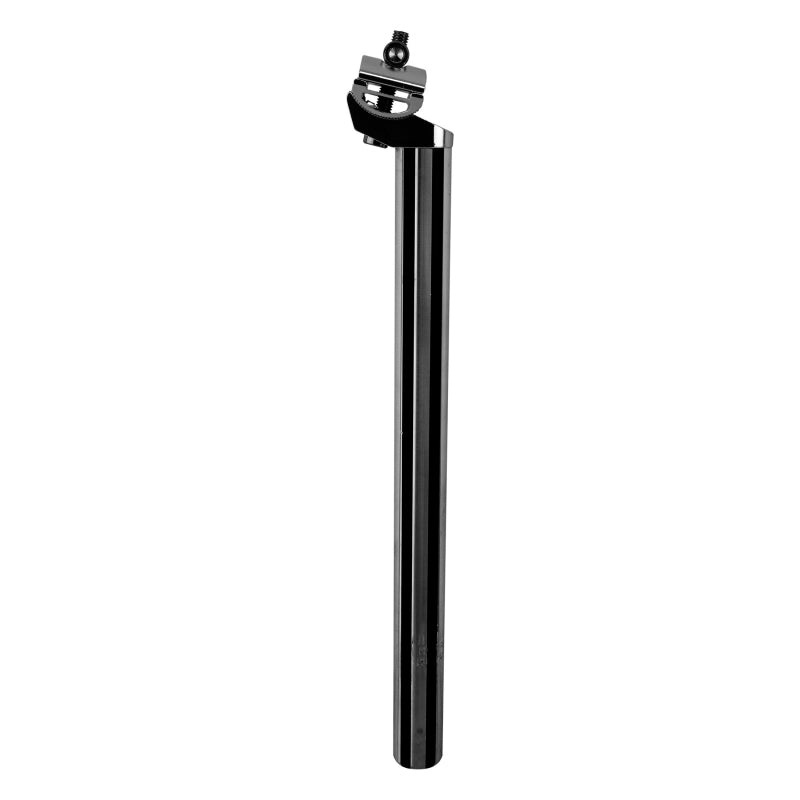 Fluted Seatpost  25.4mm 350mm Black Alloy 25mm