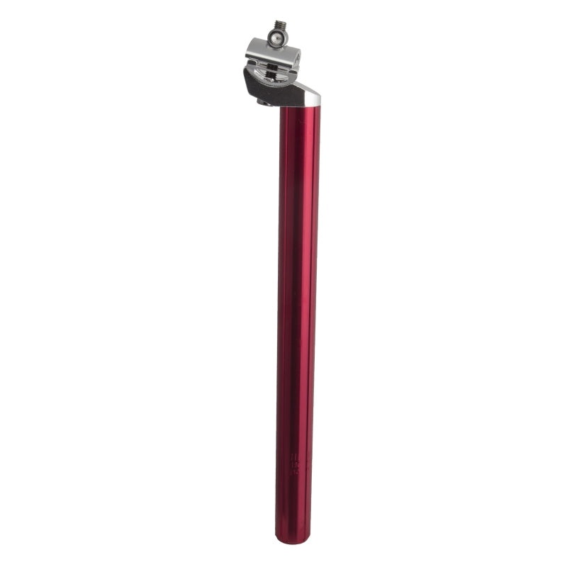 Fluted Seatpost  27.2mm 350mm Red Alloy 25mm