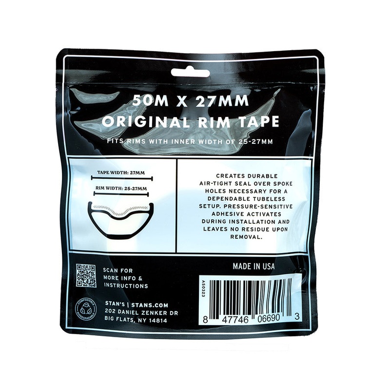 Stans Original Tubeless Rim Tape – 27mm x 50m Roll