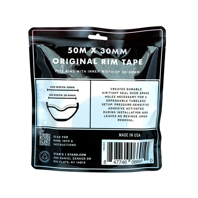 Stans Original Tubeless Rim Tape – 30mm x 50m Roll