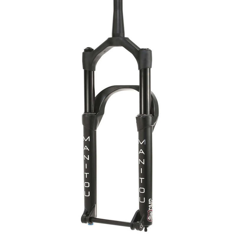 Manitou Mastodon Comp Suspension Fork – 26 100 mm 15 x 150 mm 44 mm Offset Matte BLK Standard Gen 3