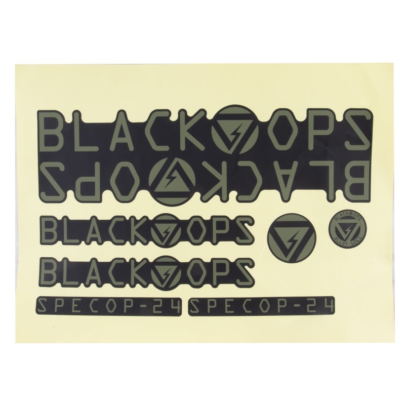 Black ops Sticker Packs 24` Blackout