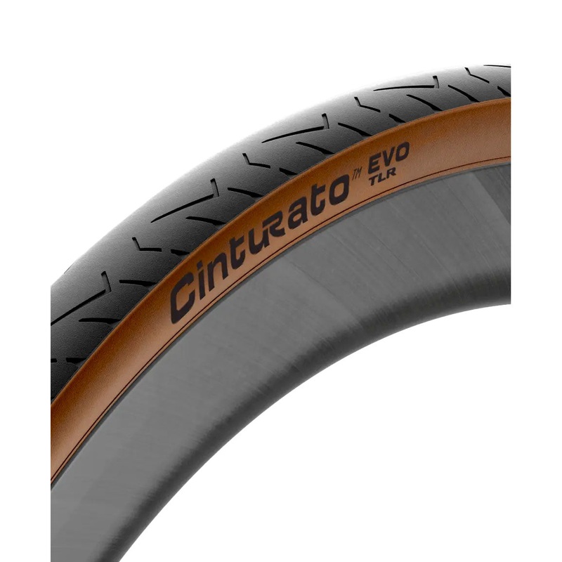 Pirelli Cinturato EVO TLR Tire – 700 x 28 Tubeless Folding Classic Tan TechWall+Road SmartEvo AS