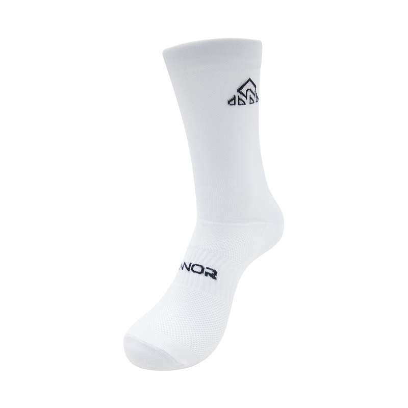 Unisex White Cycling Socks|One size|White