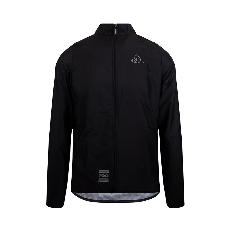 Men’s Black Stealth PRO Cycling Windbreaker Long Sleeve