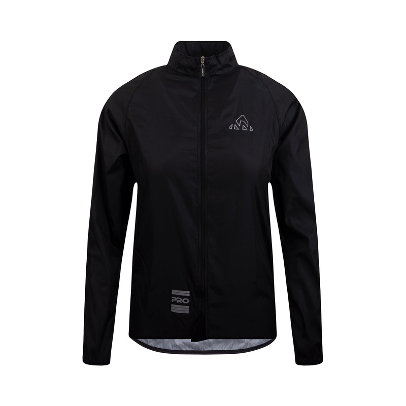 Women’s Black Stealth PRO Cycling Windbreaker Long Sleeve