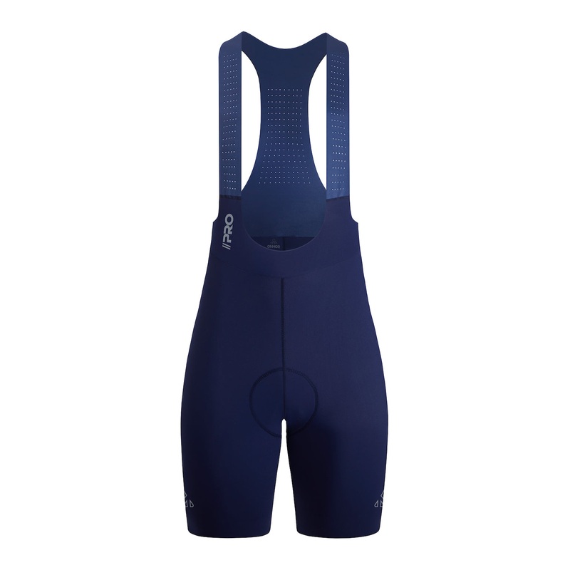 Women’s Seamless Blue Pro Cycling Bib Shorts