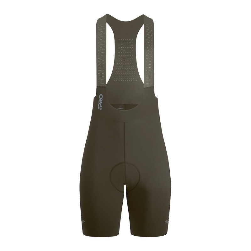 Women’s Seamless Olive Green Pro Cycling Bib Shorts