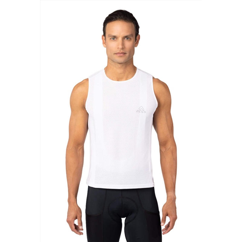 Men’s White Pro Running Base Layer