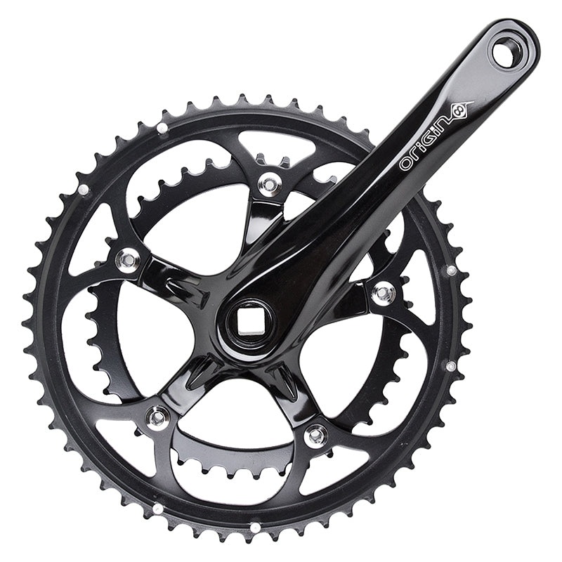 Pro Pulsion Alloy Road 172.5×53/39 110.5 SQR JIS crankset black