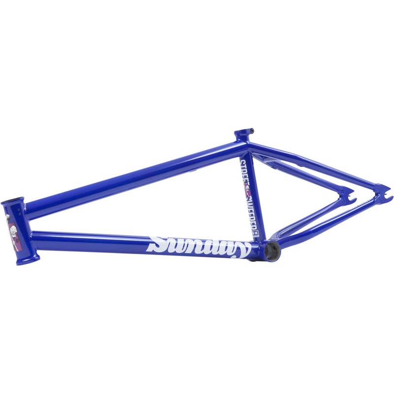 Street Sweeper BMX Frame – 21 TT Gloss Metallic Blue