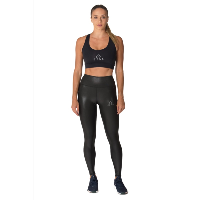 Women’s Fitness Black Faux Pro Leggings