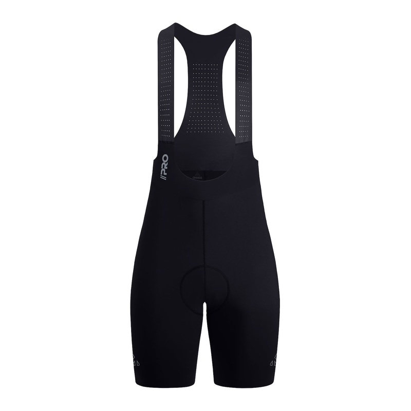 Women’s Seamless Black Pro Cycling Bib Shorts