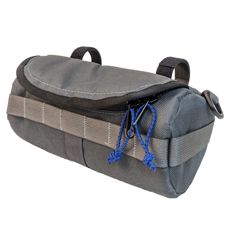 Bigmouth Burrito Handlebar Bag – Charcoal & Blucifer