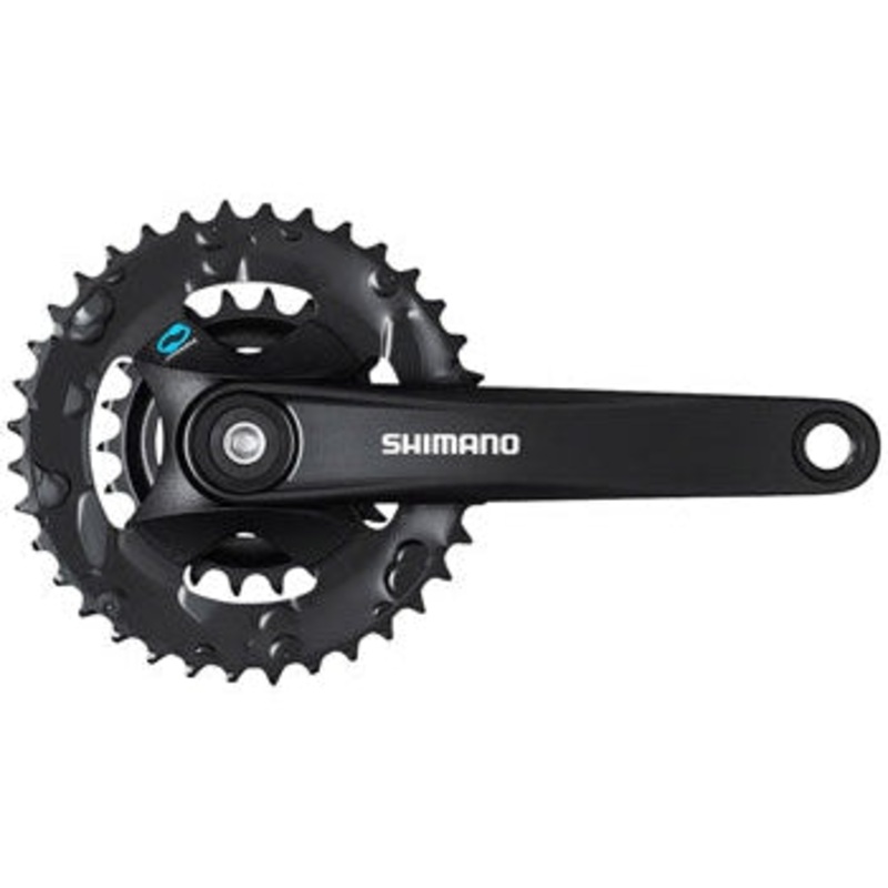 FC-M315-B2 Crankset – 175mm 7/8-Speed Riveted JIS Square Taper Spindle Interface 48.8mm Chainline BLK