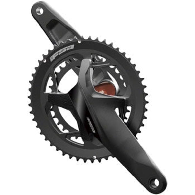 Gossamer Pro POD SC PowerBox Bicycle Crankset – 167.5mm, 11/12-Speed, 50/34t, 120/90mm BCD, BB386EVO Spindle, 2-Tone Black