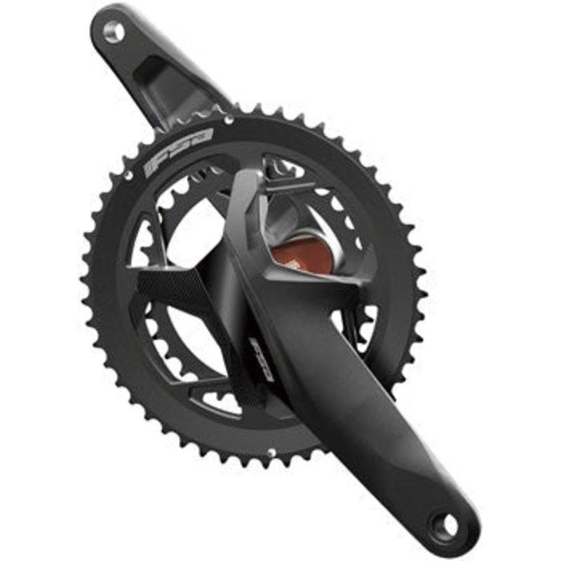Gossamer Pro POD SC PowerBox Bicycle Crankset – 170mm, 11/12-Speed, 50/34t, 120/90mm BCD, BB386EVO Spindle, 2-Tone Black