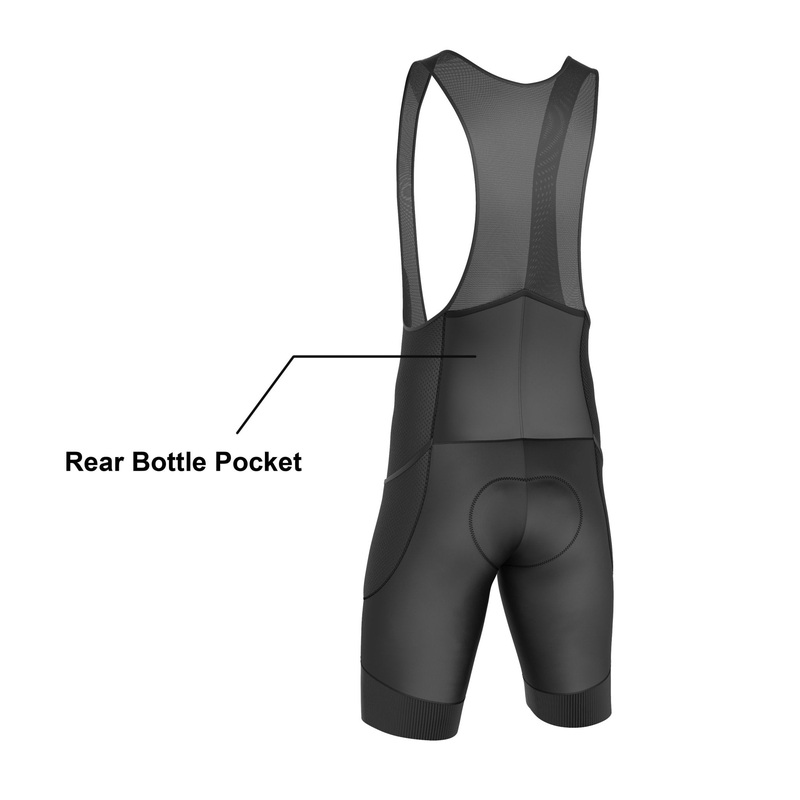 Mens MTB Bib Shorts, with 4 Pockets
