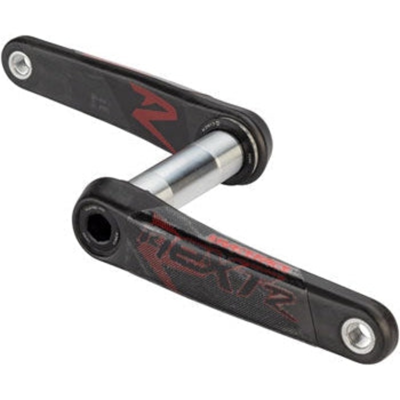Next R Bicycle Crankset – 170mm, Direct Mount, 136mm RaceFace CINCH Spindle Interface, Red