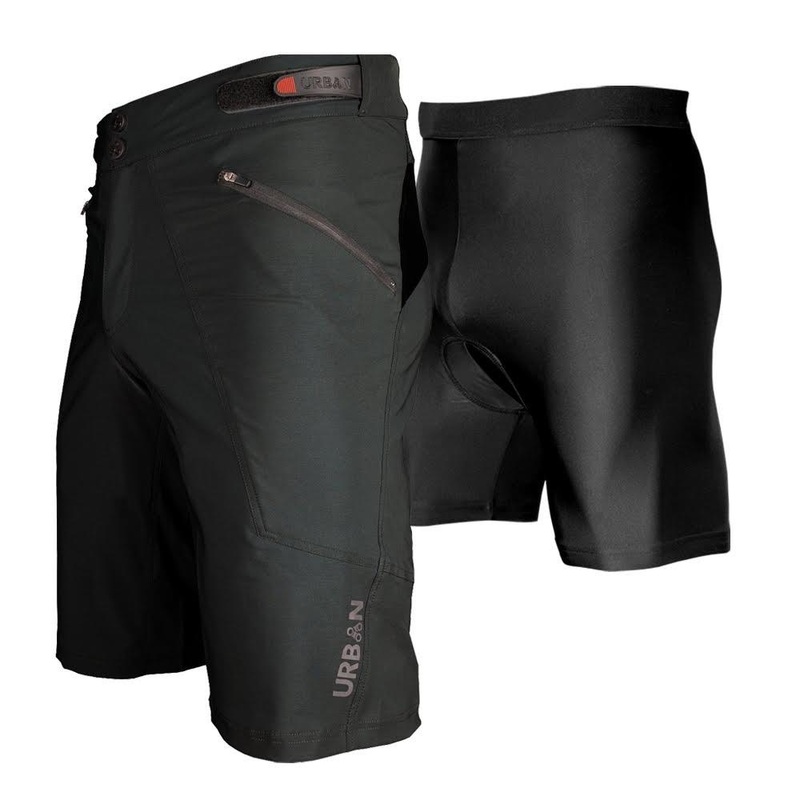 The Shredder – Mens MTB Off Road Cycling Shorts Bundle with Padded Undershorts