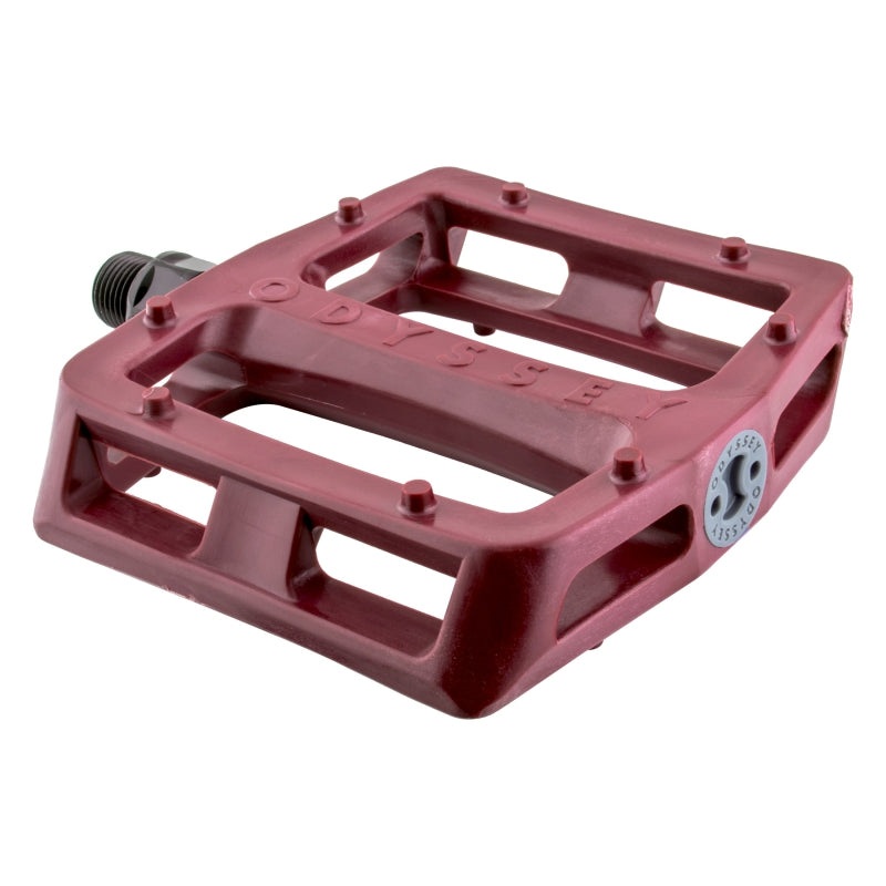 Odyssey Grandstand V2 PC Pedals – Platform Composite/Plastic 9/16 Maroon