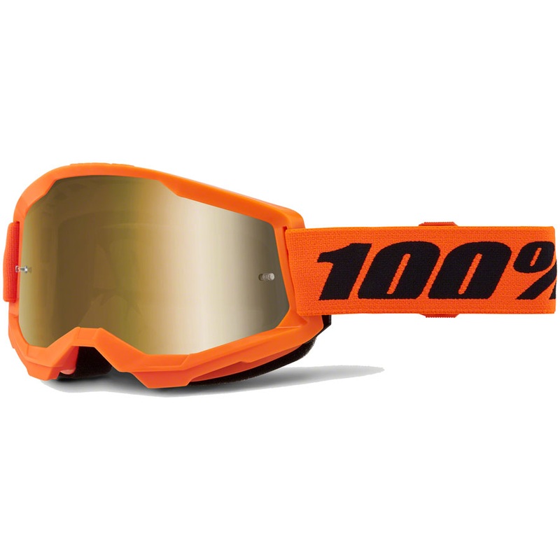 Strata 2 Goggles – Neon Orange/Mirror Gold