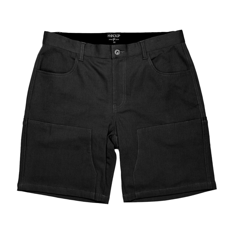 WorkHorse Stretch Canvas Short – Pure Black