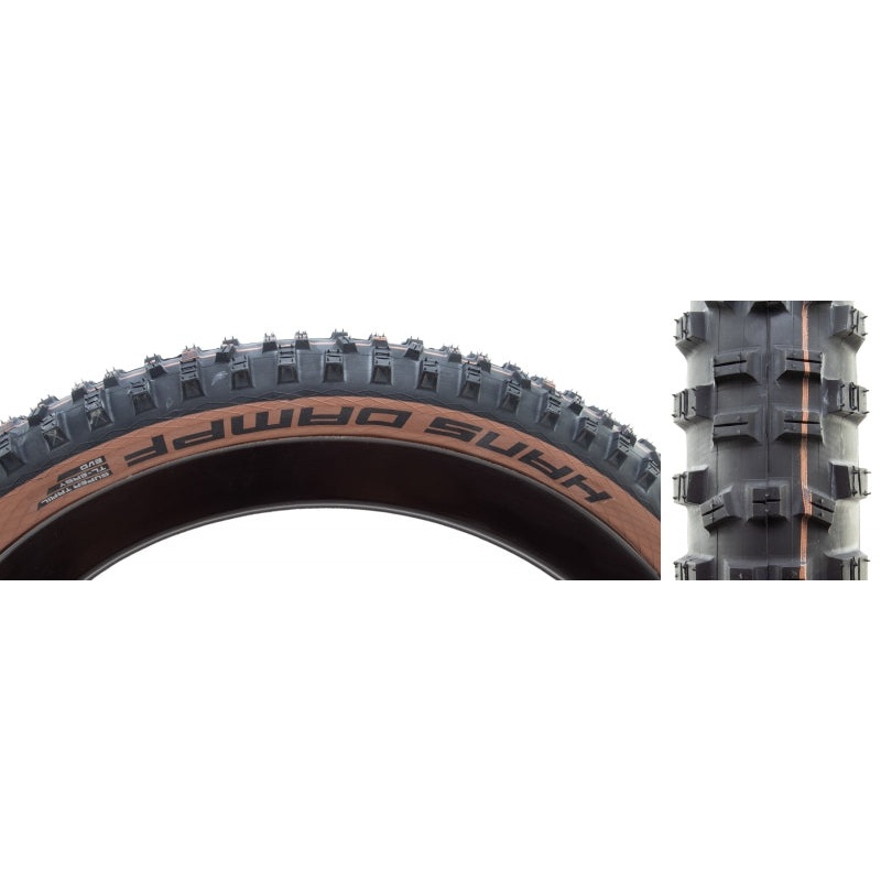 Hans Dampf Tire – 29 x 2.6 Tubeless Folding BLK/Bronze Evolution Line Super Trail Addix SpeedGrip