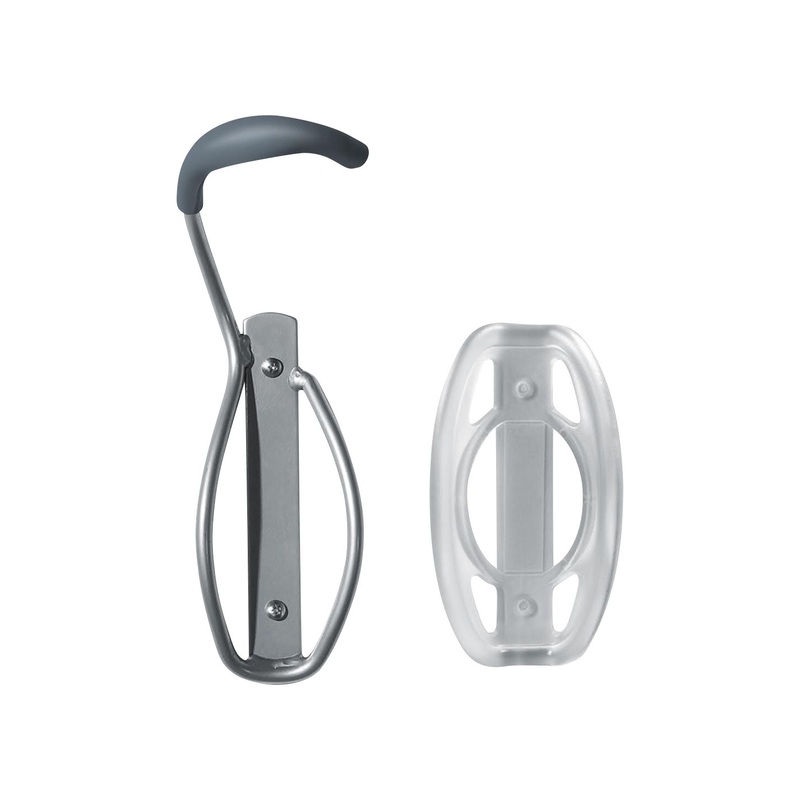 Delta Single Bike Wall Mount Rack with Tire Tray: Holds One Bike Gray