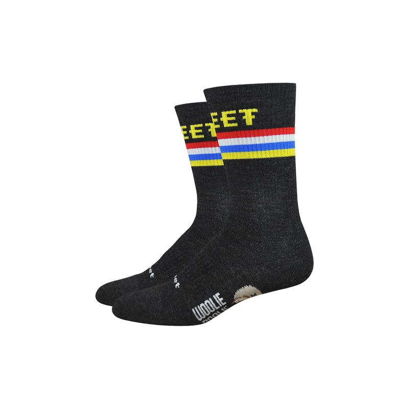 Sock DeFeet Woolie Boolie 6 Podium Small Black