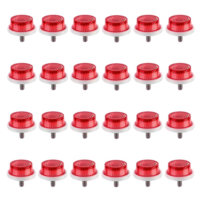 Sunlite Carded 1` Reflectors Red
