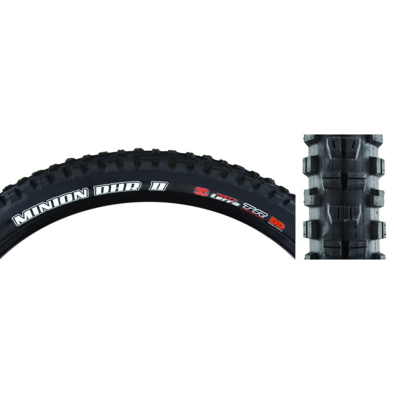 Minion DHR II Tire – 29 x 2.6 Tubeless Folding Black 3C MaxxTerra DD