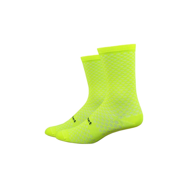 Sock DeFeet Evo Mont Ventoux 6 Small Visibility Yellow