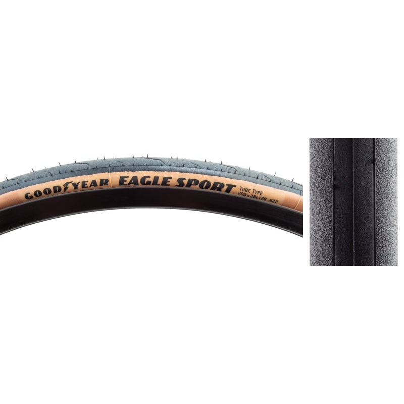Eagle Sport Tube Type Tire 700 x 28c Tan