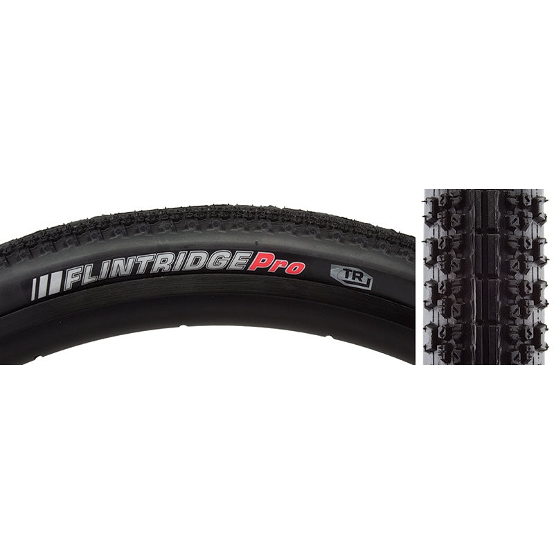 Flintridge Pro Tire – 700 x 40 Tubeless Folding Black 120tpi