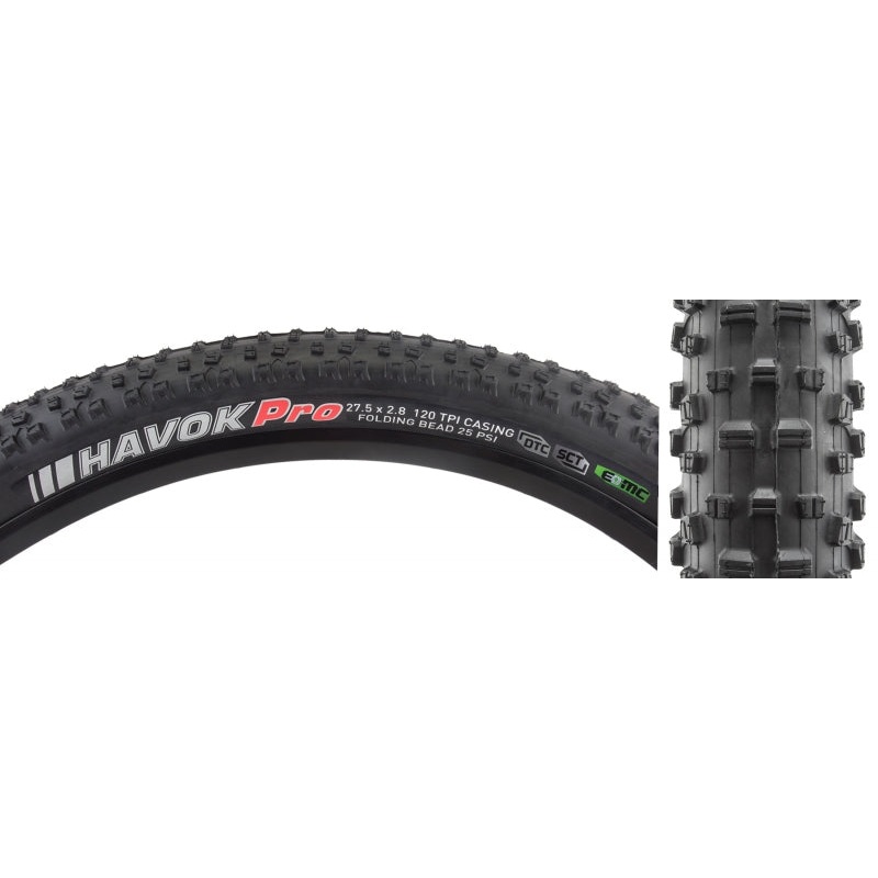Havok Pro DTC/EMC/TLR/E50 27.5×2.6 Tubeless Tire