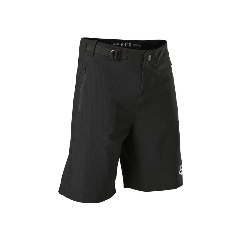 Short Fox Racing Ranger Liner Youth 22 Black