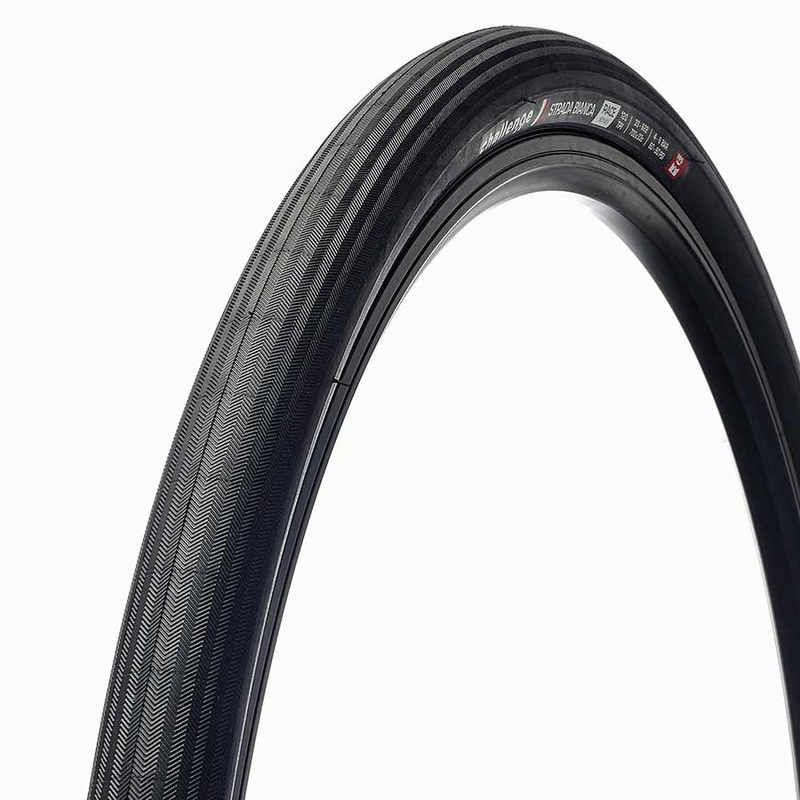 Strada Bianca Race Tire 700x36C Folding Clincher Vulcanized Nylon 120TPI Black