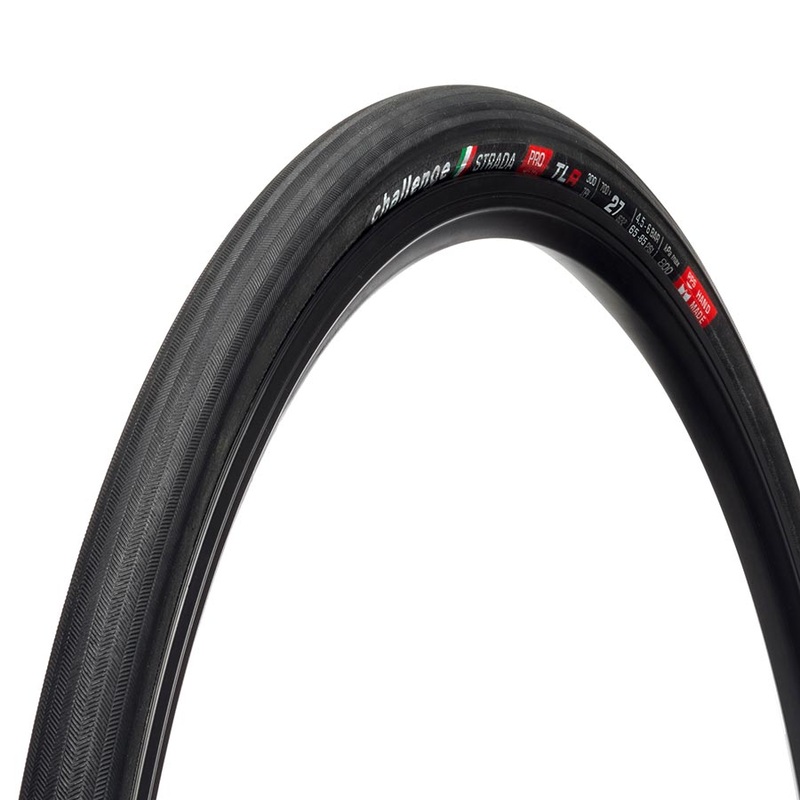 Strada Pro TLR Road Tire 700x27mm Folding Tubeless Ready SmartPlus SuperPoly 300TPI Black