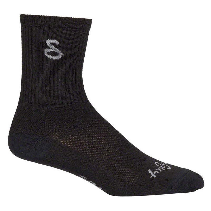Wool Tall Bike Socks – Black|Black|Small / Medium|Large/X-Large