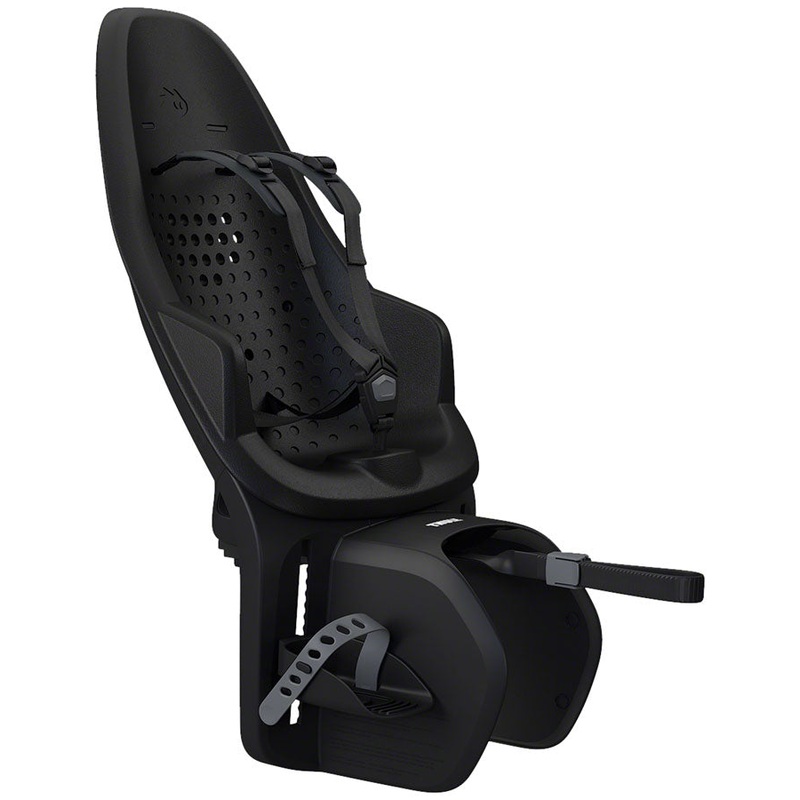 Yepp  Maxi 2 Child Bike Seat – MIK HD Rack Mount Midnight Black