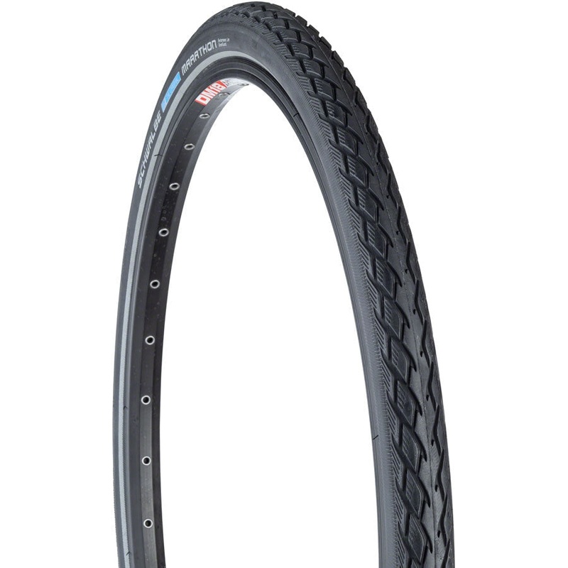 Marathon Touring-Hybrid Bike Tire – 700 x 45, Clincher, Wire, Black, GreenGuard, Endurance