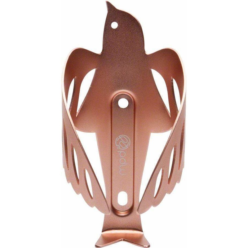Sparrow Cage Bike Water Bottle Cage: Rose Gold