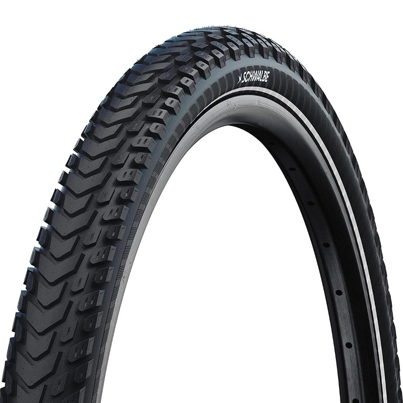 Marathon Mondial Hybrid Tire 700x50C Folding Clincher Addix V-Guard 67TPI Black