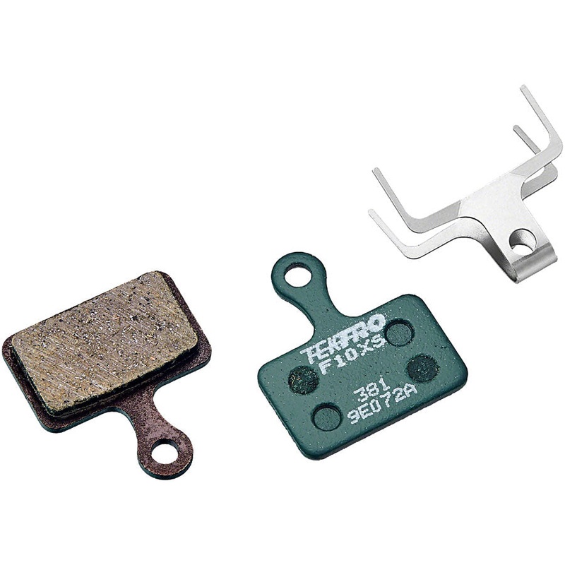 F10XS Disc Brake Pads – Low Noise Resin For Use With Flat Mount Caliper Green